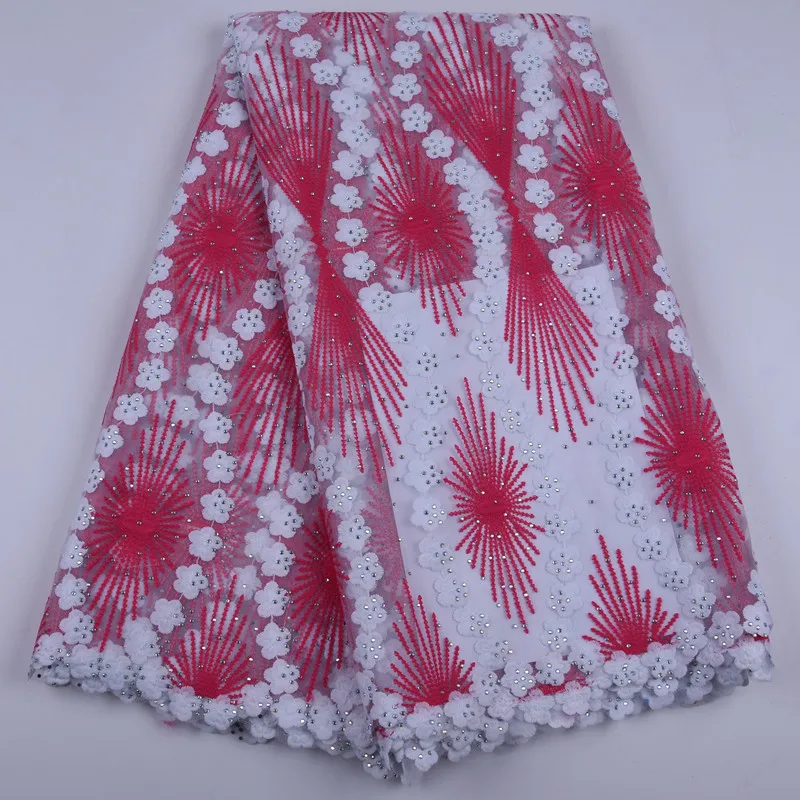 Французская кружевная ткань 2019 новейшая африканская с вышивкой сетчатая Тюлевая