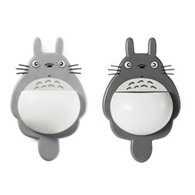 Зубная щетка настенное крепление МИЛЫЙ Тоторо присоска холодильник ящик для