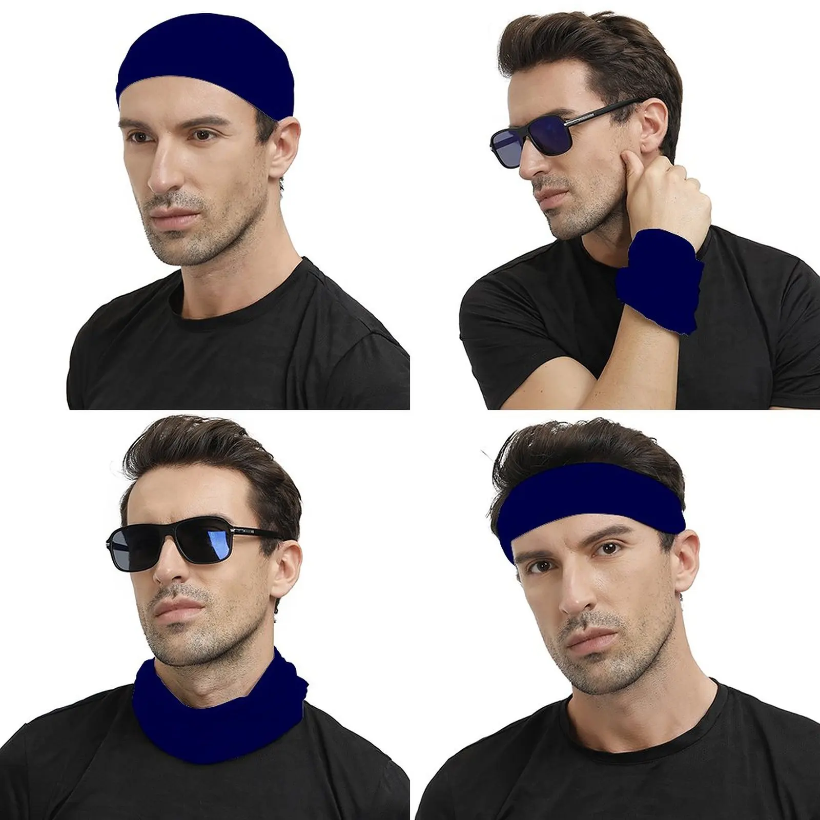 

Bandana Men's and Women's Ever-changing Face Scarf, Kerchief, Scarf, Square Scarf, Cross Headscarf, Hair Tie, Headdress