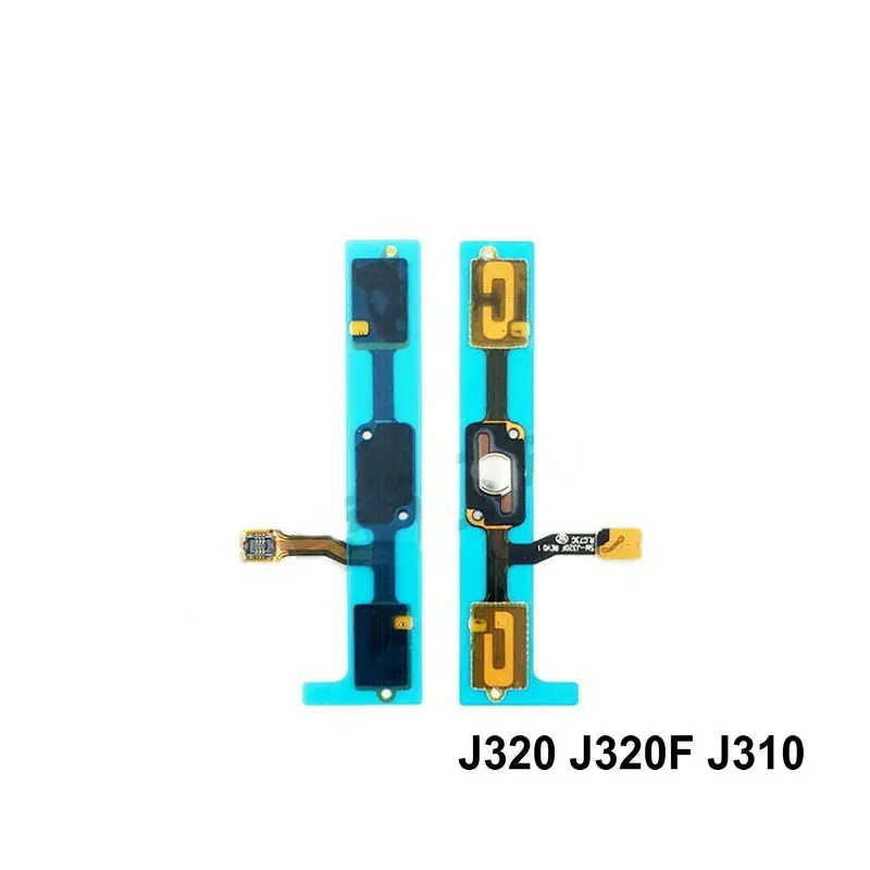 New Home Button Flex Cable Menu Return Key Repair Parts For Samsung J3 2017 J3300 J330F / 2016 J320 J320F J310 Phone | Мобильные