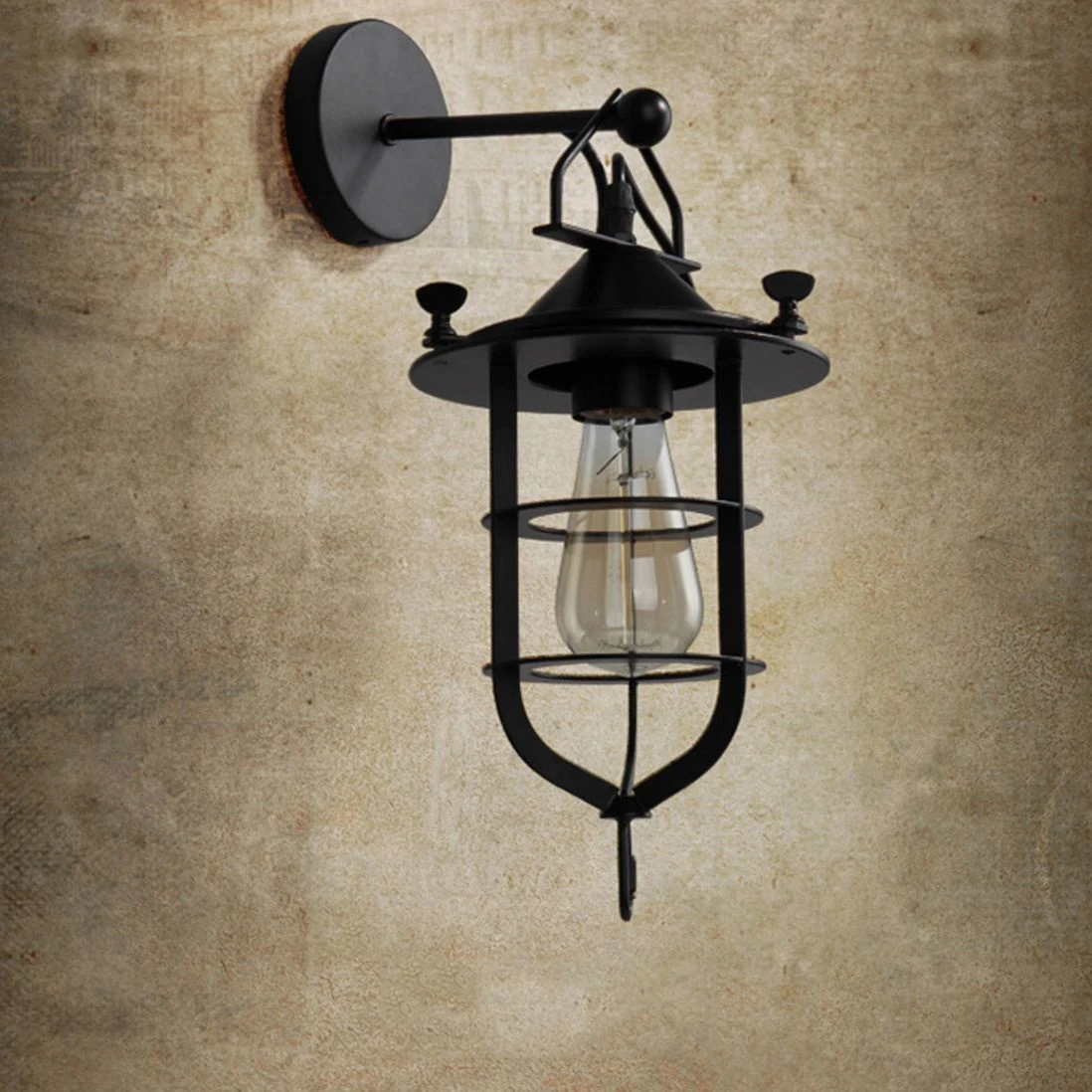 Винтажный настенный светильник промышленный светодиодный ретро античный Wandlamp