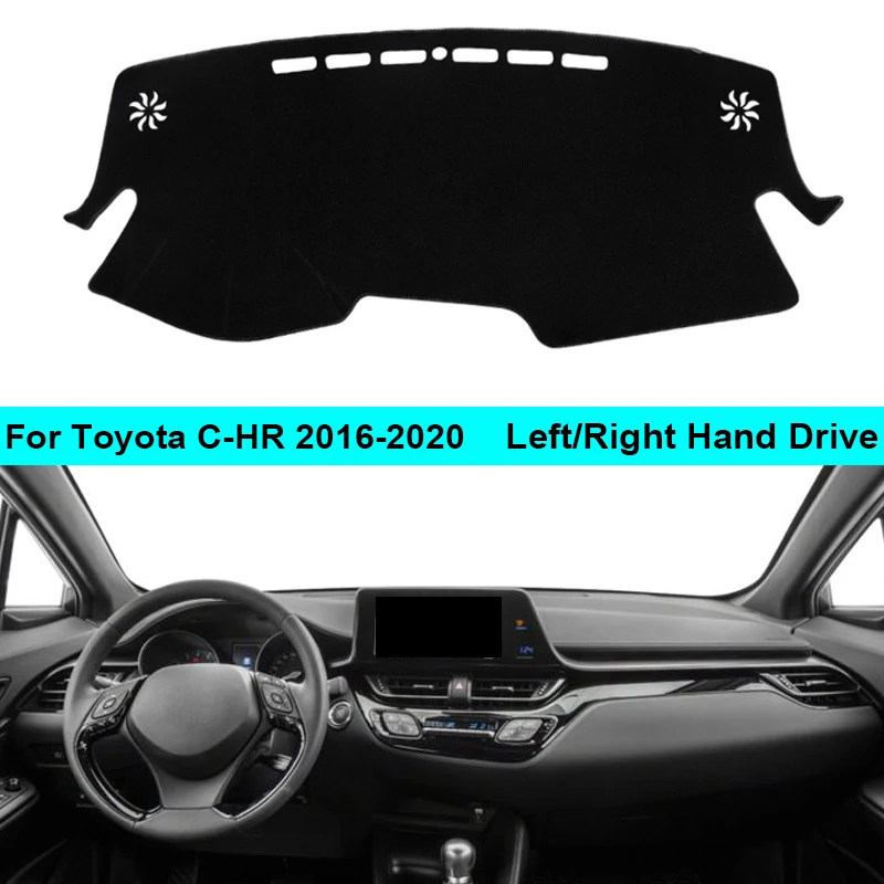 Для Toyota C-HR CHR 2016 2017 2018 2019 2020 LHD RHD 2 слоя крышка приборной панели автомобиля ковер