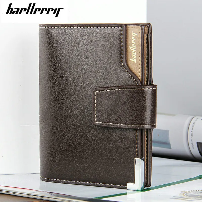 Baellerry брендовый мужской кошелек кожаные мужские кошельки Короткий Мужской клатч