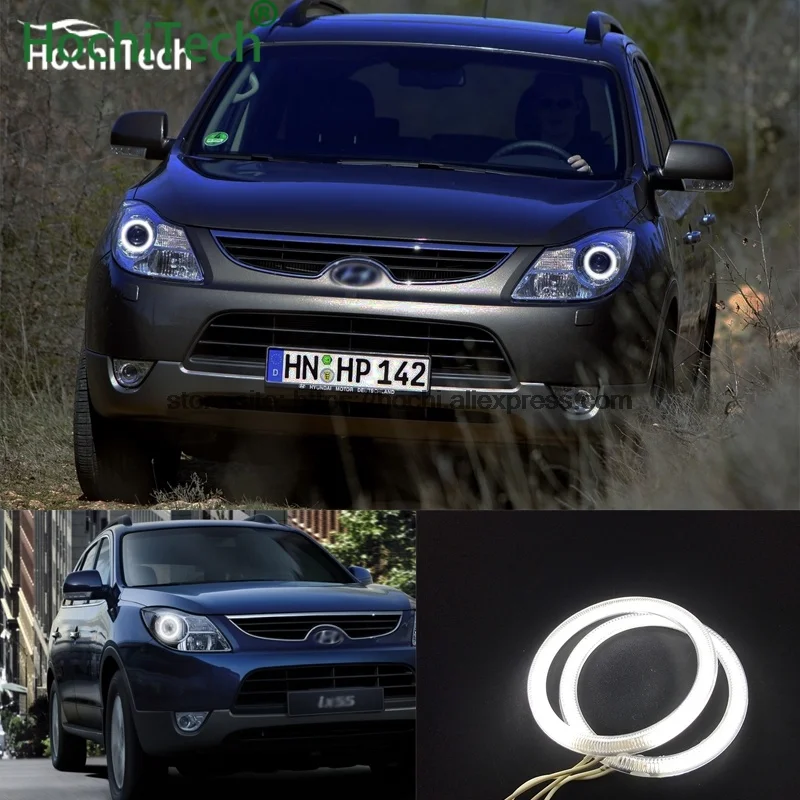 Для Hyundai veracruz ix55 2007 2012 автомобильный Стайлинг 4 шт. белый головсветильник свет