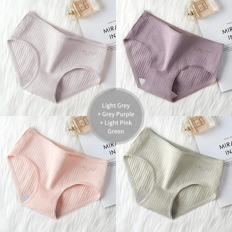 4 шт. нижнее белье женские хлопковые трусики сексуальные кружевные подштанники