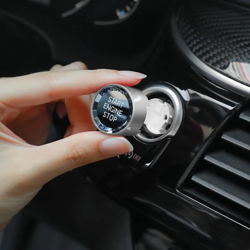 Автомобильная кнопка запуска декоративная крышка для интерьера автомобиля
