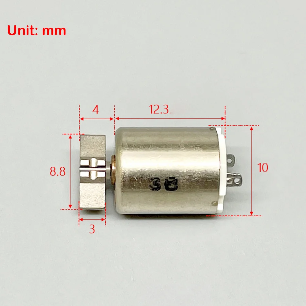 Супермощный мотор с сердечником 10 мм и эксцентриковым вибратором для небольшого
