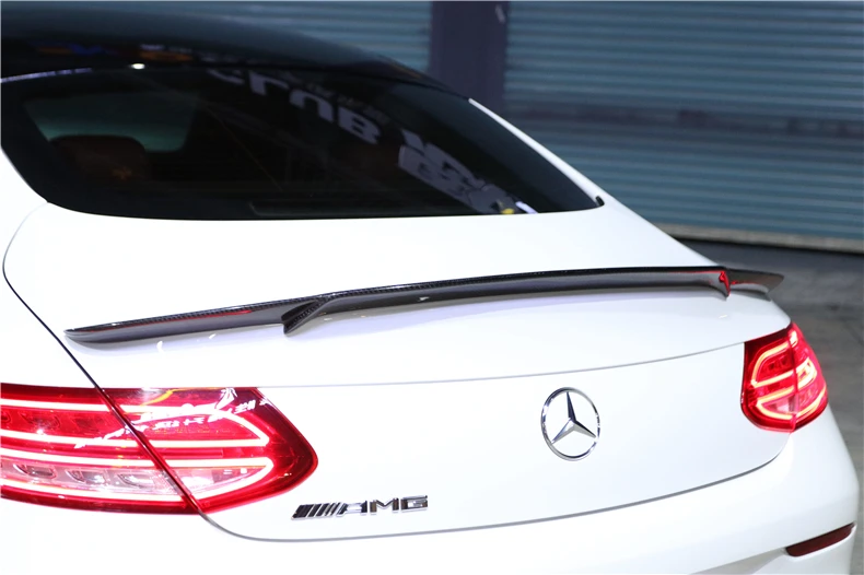 Спойлеры из углеродного волокна для Mercedes-Benz W205 C-Class Coupe C200 C300 C63 2015-2019 спойлер