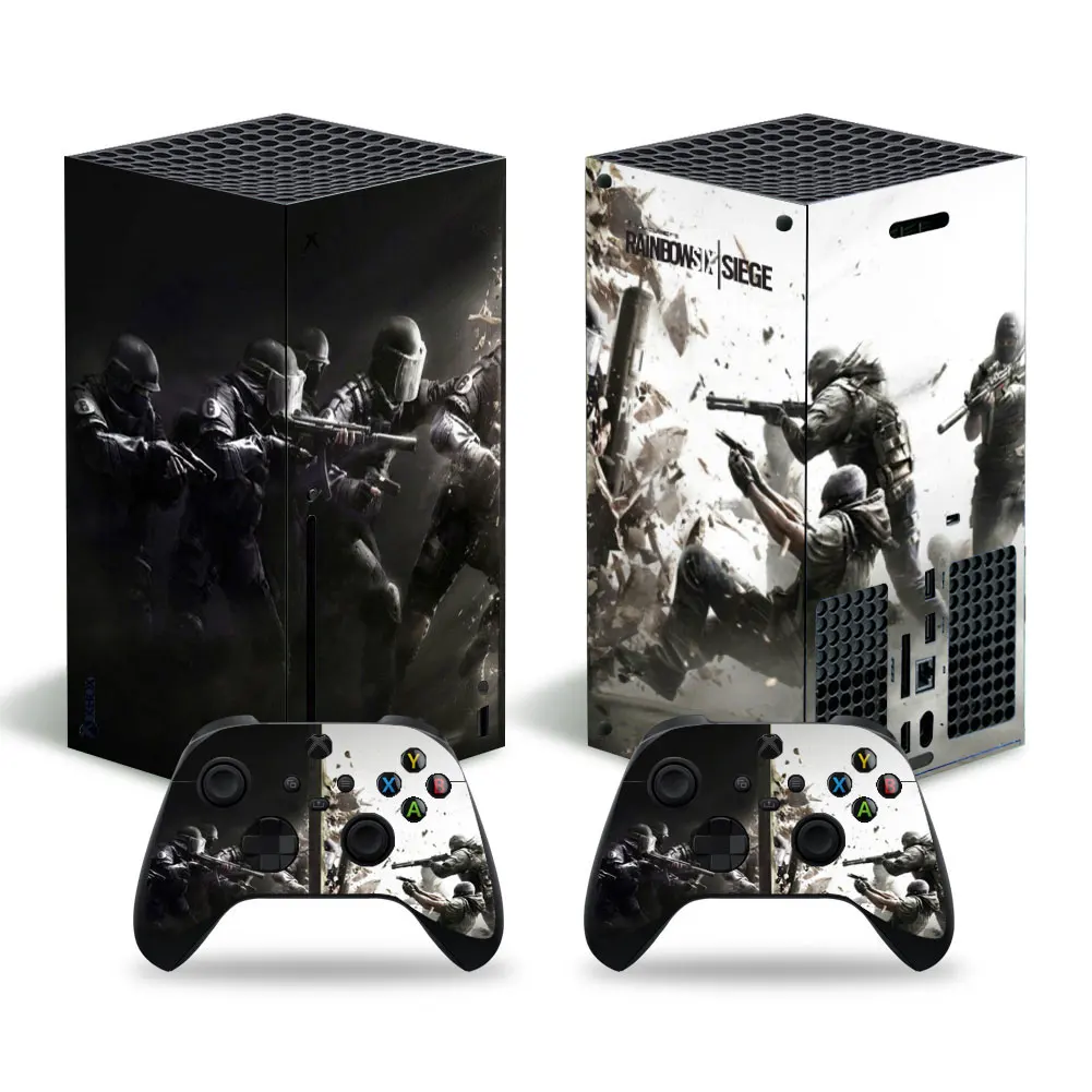

Наклейка в стиле войны, наклейка, Обложка для консоли Xbox серии X и 2 контроллера Xbox серии X, наклейка из кожи Viny 1