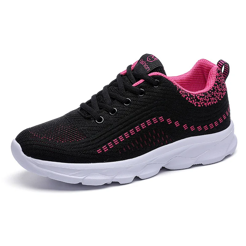 

Sneakers Women Shoes Platform Lace-up Mesh Breathable Comfortable Casual Shoes Women Sneakers Plus Size 2021