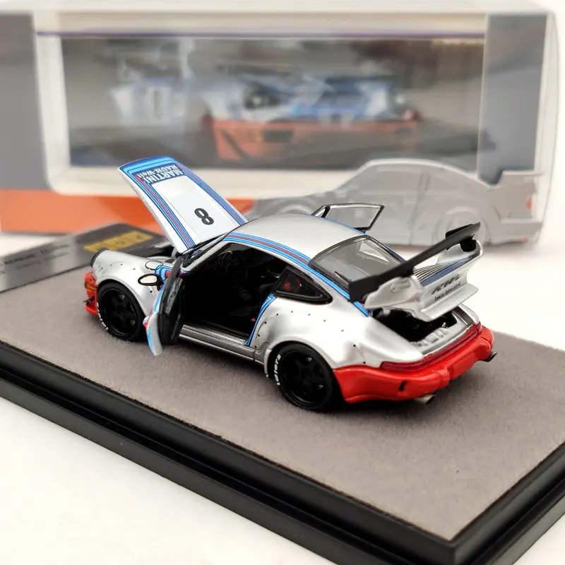 PGM 1:64 для P ~ sche 964 RWB Martini Rauh Welt Begriff #8 обычная версия моделей автомобильных игрушек |