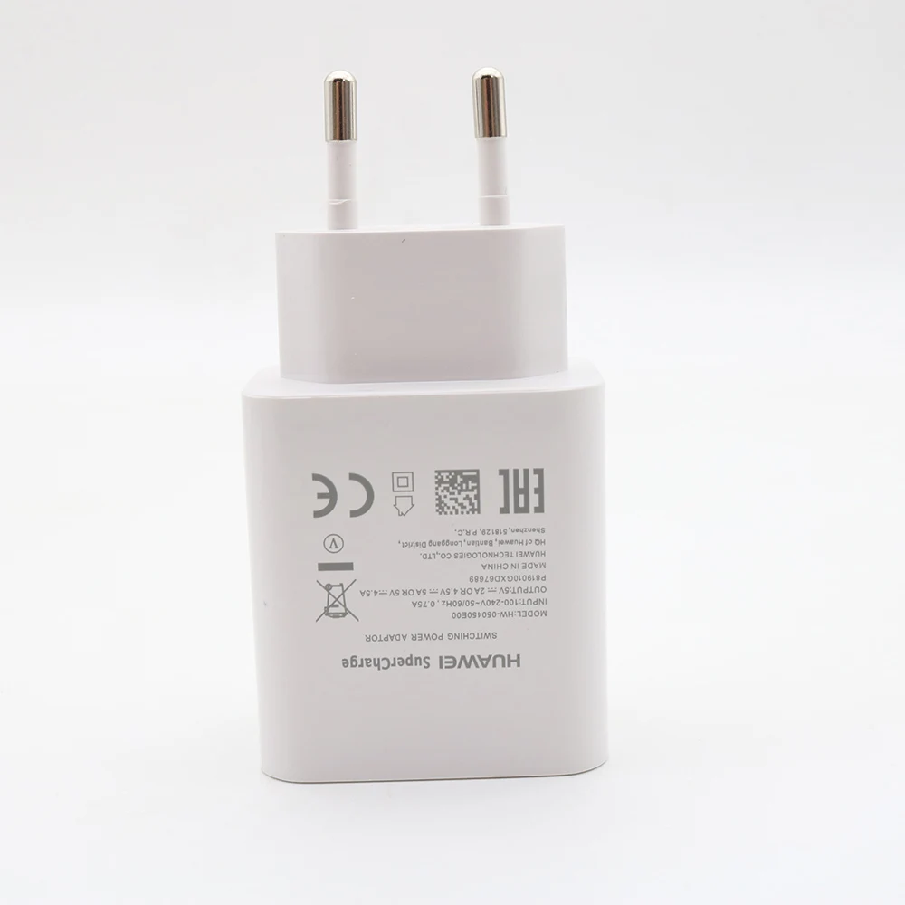 Оригинальное суперзарядное устройство Huawei 5 В/4 А кабель USB Type-C для быстрой