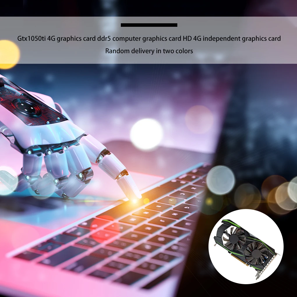 

Graphics HD Video Card 4G GTX1050TI Cards PCI-E 3.0 with PWM Temperature Control Heat Dissipation Game Video Card For NVIDIA PC