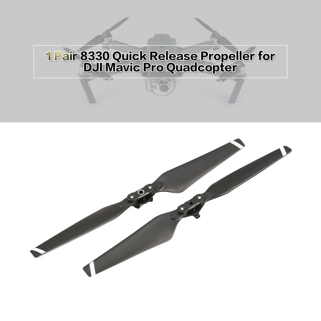 

RC Plastic 8330F CW CCW Folding Quick Release Propeller for DJI Mavic Pro