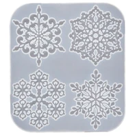 super pretty snowflake coaster silicone mold make your own lace snowflake coaster coaster mold home decoration craft resin art