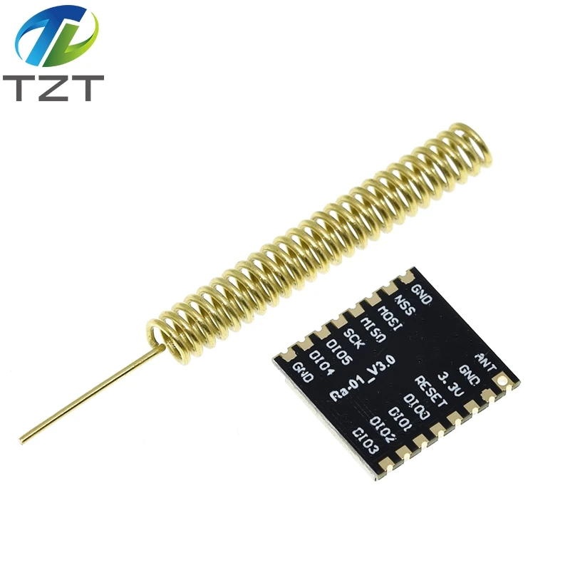 TZT Ra-01 LoRa SX1278 433Mhz Беспроводной модуль передачи распространяющегося спектра наибольшего расстояния 10KM для Arduino.