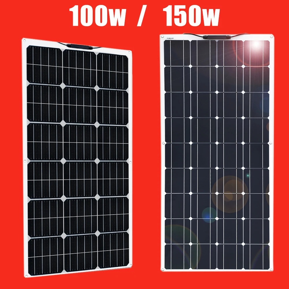 

solar panel 12v kit complete 300w 200w 100w home energy system battery charger for car boat caravan camper RV photovoltaic phone