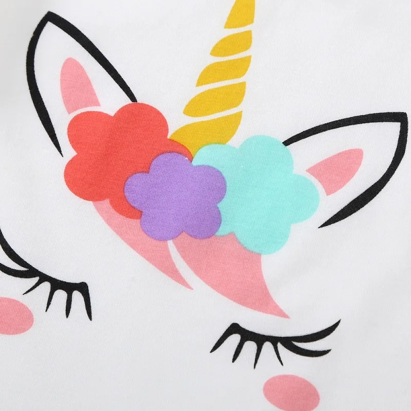 

Children's T-Shirt Children for Girl Boy Girls Kids Kid's Shirts Child Baby Toddler Unicorn Party Tee Tops Clothing Short Tees