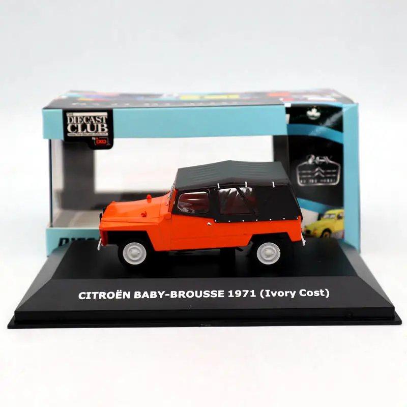 Коллекция литых под давлением моделей Citroen 2CV of the World Baby брусс 1971 цвета слоновой