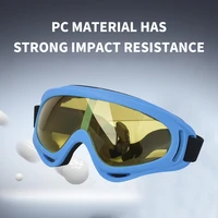 classical halley style wind goggles for motorcycle pc material anti uv hd vison soft flexible free adjustable mswgx400kb