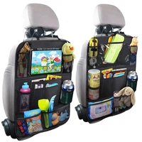 child car seat storage kick proof back cover touch screen storage bag car seat cushion baby car accessories trim drop shipping