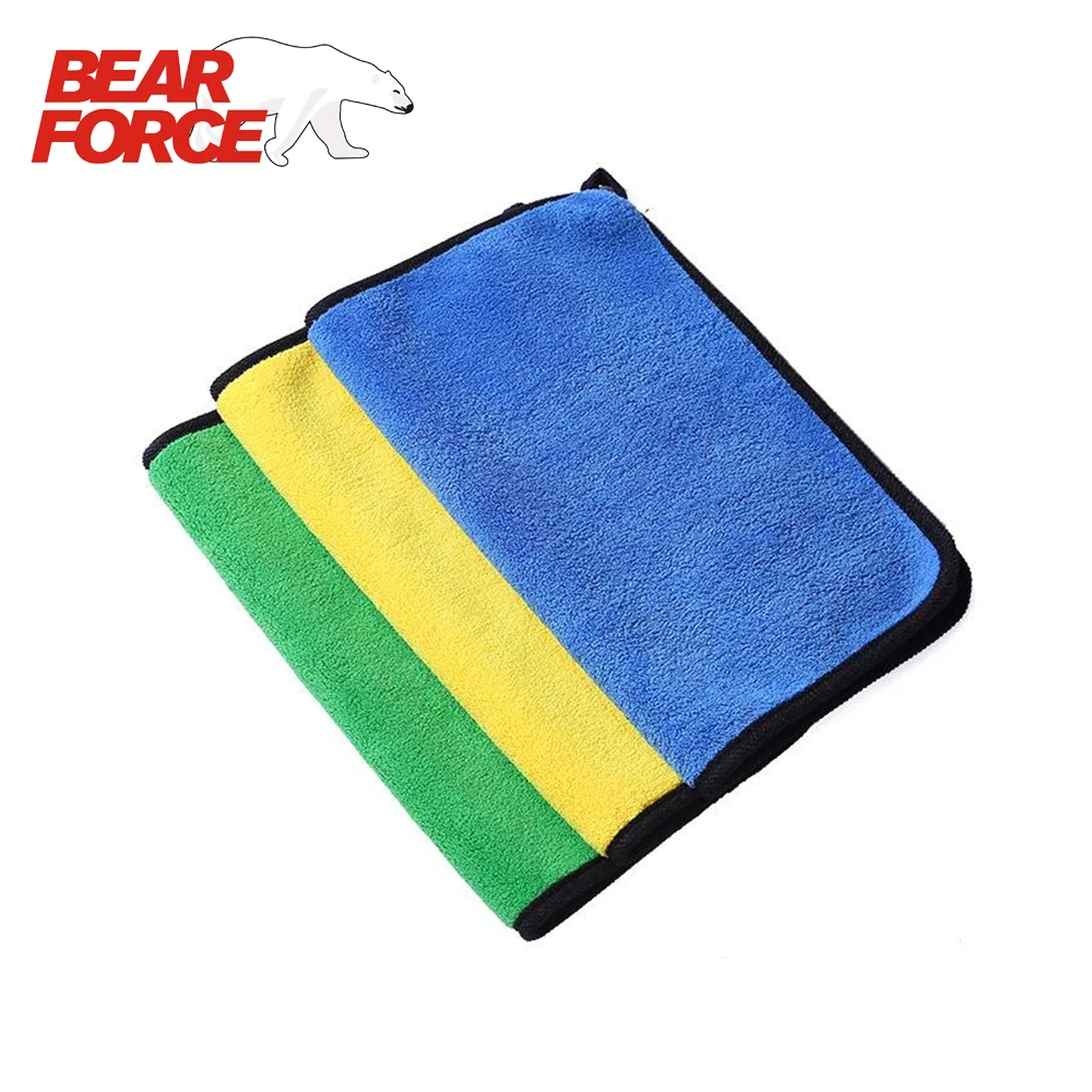Полотенце из микрофибры кораллового флиса бархатная ткань для чистки автомобиля