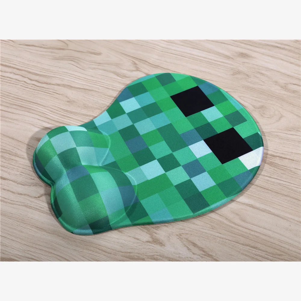FFFAS 3D коврик для мыши зеленая сетка игровой запястья грудной Сексуальный
