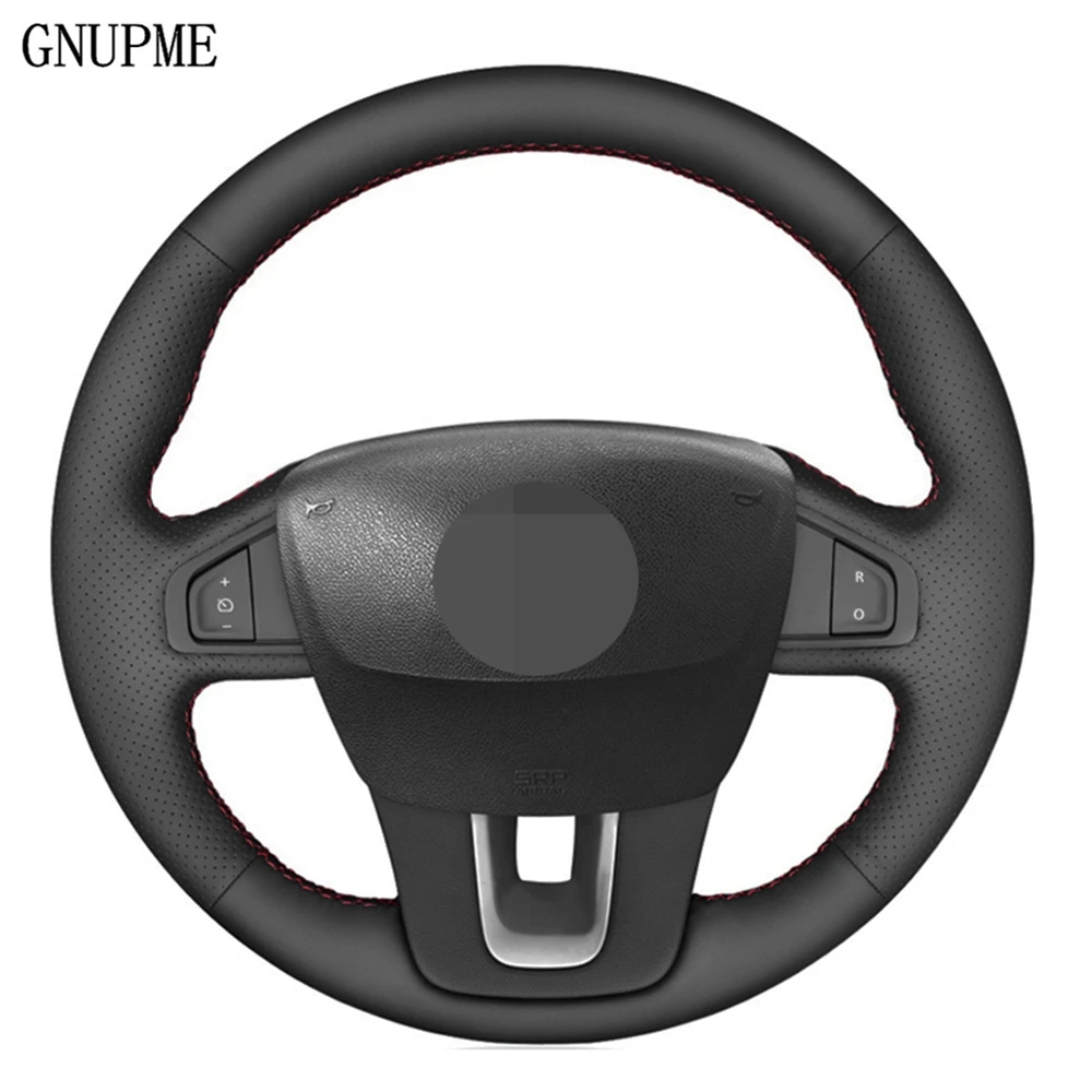 Чехол для руля из натуральной кожи Renault Laguna 2008 2015 Latitude 2010 Samsung SM5 2009 2018|Чехлы на