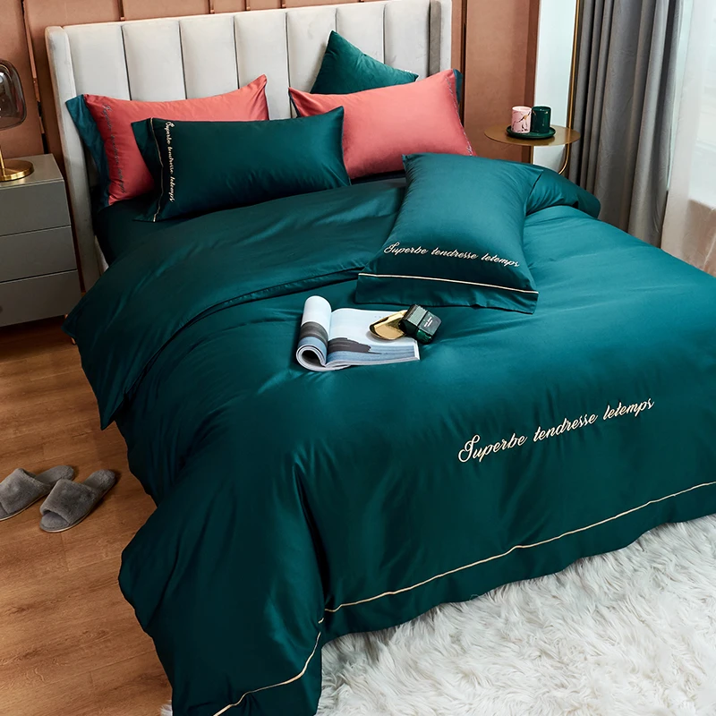 Новые постельные принадлежности из египетского хлопка 600TC набор постельного