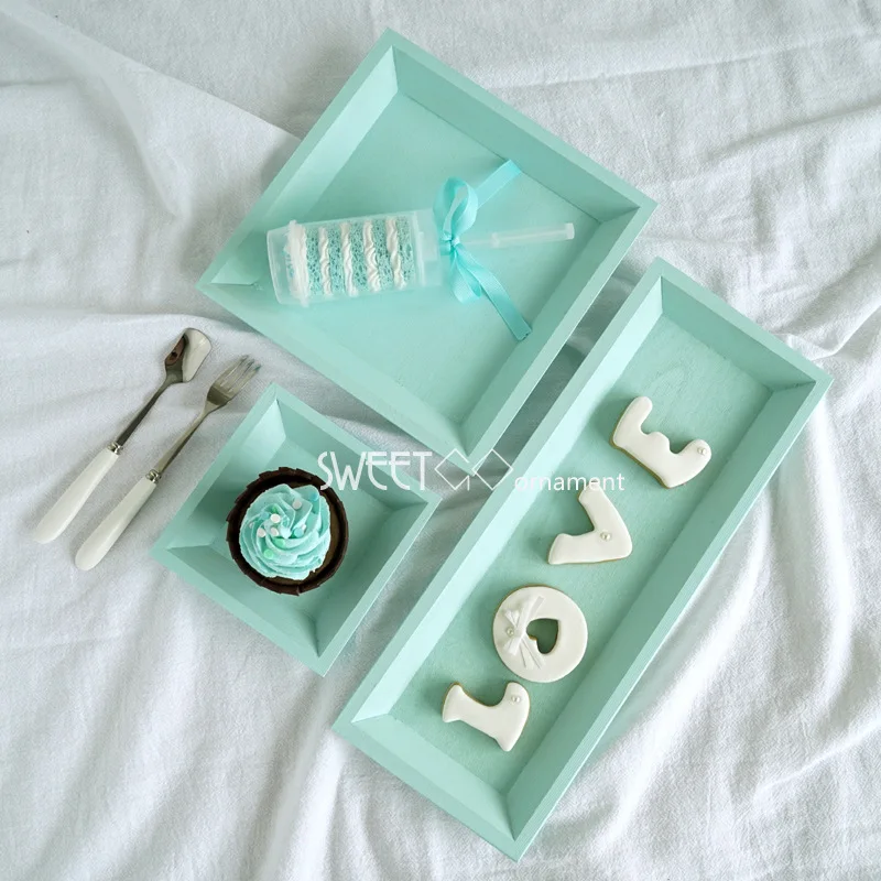 Поднос для хранения макарон в скандинавском стиле Настольный поднос с ручной