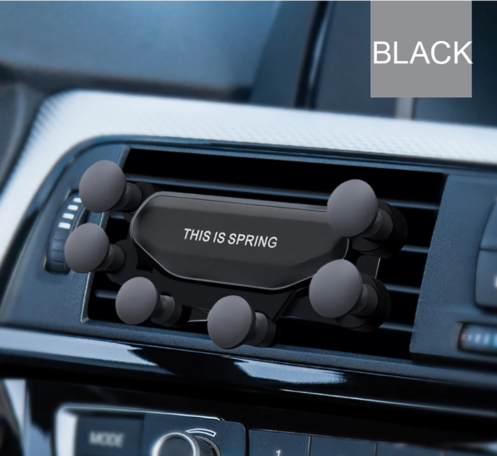 Новое обновление 360 Вращение держатель для телефона в машину(car phone holder) вентиляционное отверстие крепление клип авто Поддержка подставка для телефона Универсальный держатель для телефона для айфон iPhone X R S