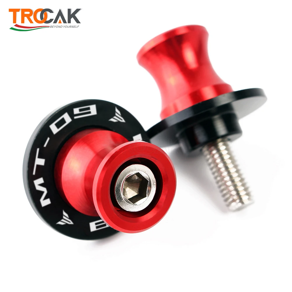 

Motorcycle Accessories CNC Aluminum Swingarm Spools Slider Stand Screw For Yamaha MT-09 MT09 MT 09 Tracer 2015-2020 with logo