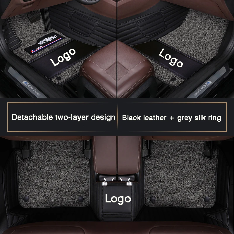 

HLFNTF High-end customizable full surround car floor mat for VOLVO XC90 5seat 2015-2019 Dustproof and waterproof car interior
