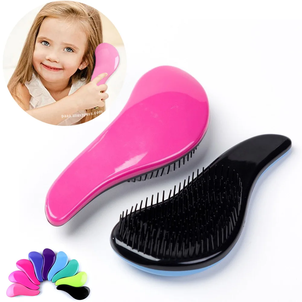 Для малышей и детей постарше женщин Detangling щетки для волос салон нежный