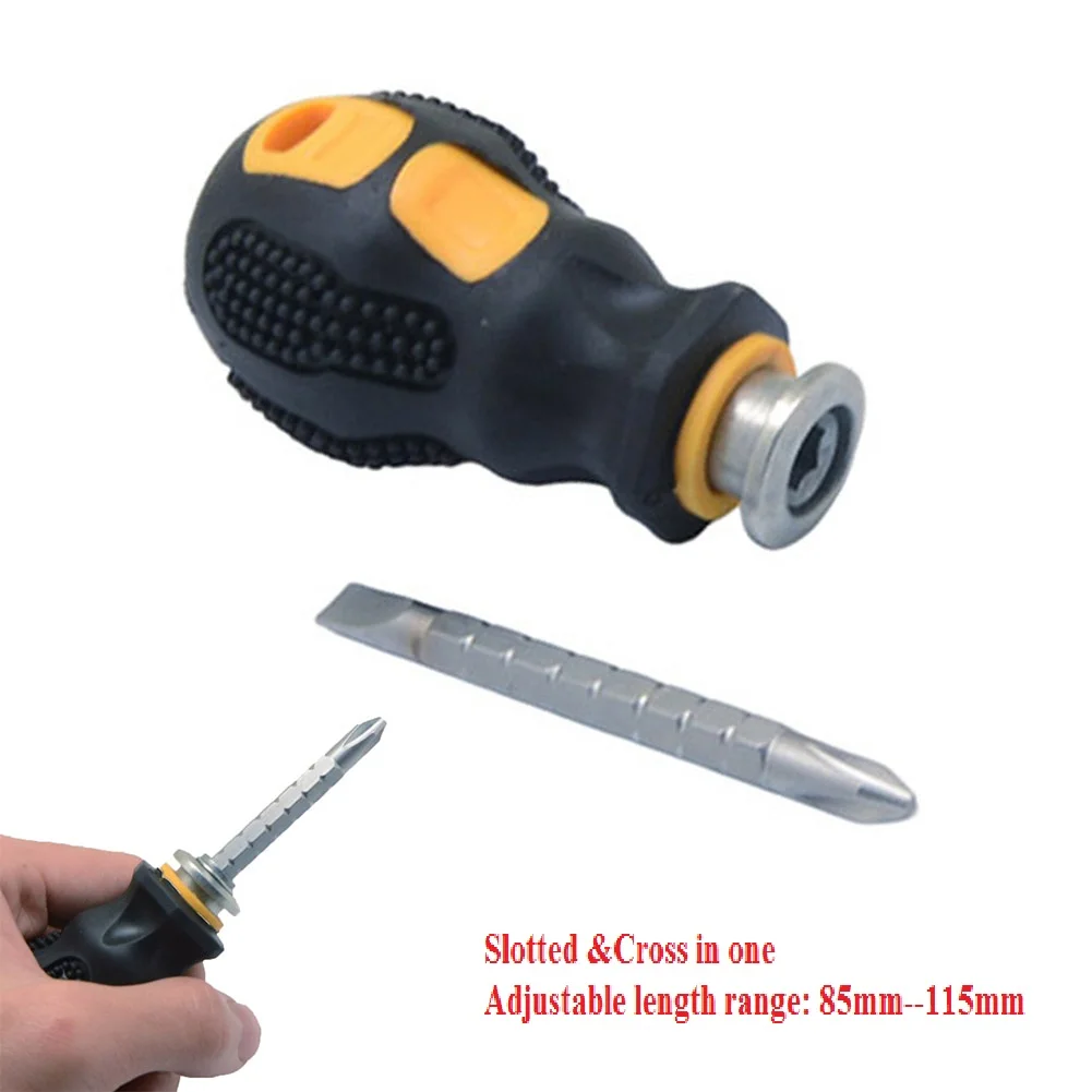 

Flat Slotted&Cross head Screwdriver Chrome Vanadium Steel Rubber handle