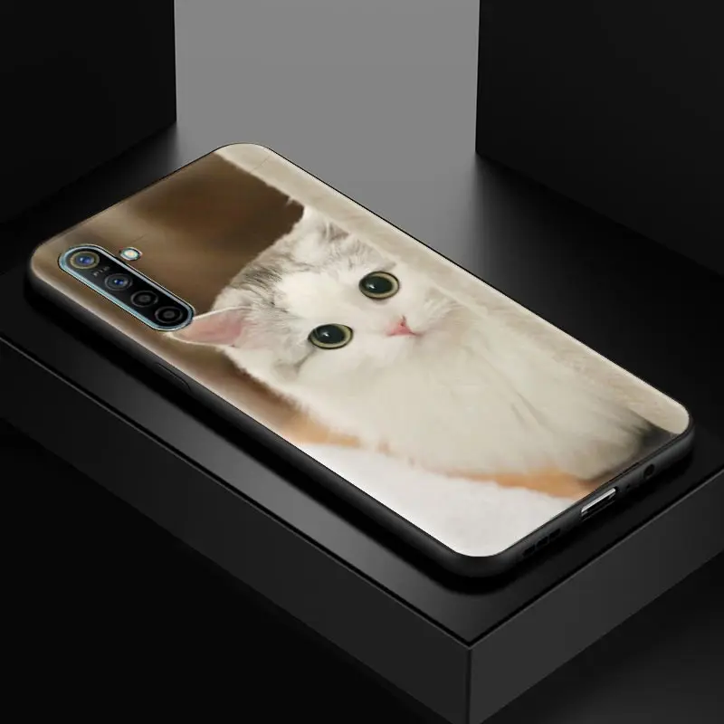 

Funny Kitten Cat Silicone Case For Realme X50 Pro 6 6i 6S 5 5i C3 C3i X3 X2 XT C11 Narzo 10 10A Back Cover Coque Fundas Shell