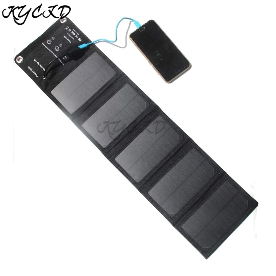 

Складные солнечные панели 10 Вт USB 5,5 В 2 А выход портативная зарядка для телефона наружная походная кемпинговая солнечная система