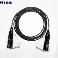 500mtr 2c tpu armored field optical patch cord 2 cores sm outdoor aviation metal connector to fc cpri cable jumper elink 5 0mm