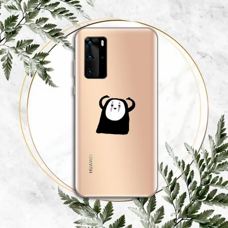 

Japan cartoon Totoro Spirited Away Phone Case Clear Transparent for huawei honor P 40 30 20 lite Pro 10 i 8 9 x p smart 2019