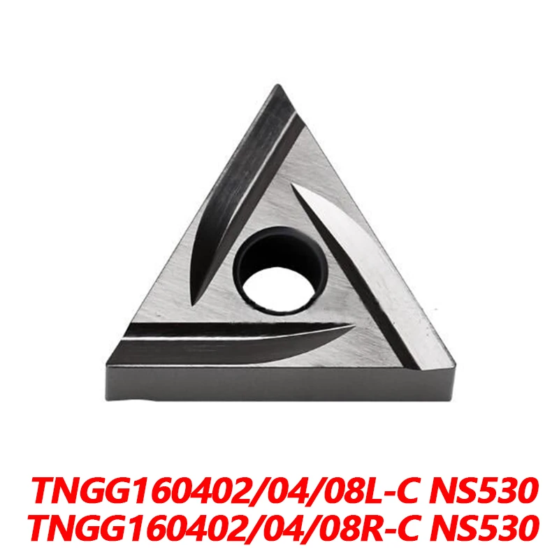 

100% TNGG160402L NS530 TNGG160402R TNGG160404L-C TNGG160404R-C TNGG160408L-C TNGG160408R-C Carbide Insert Blades CNC lathe