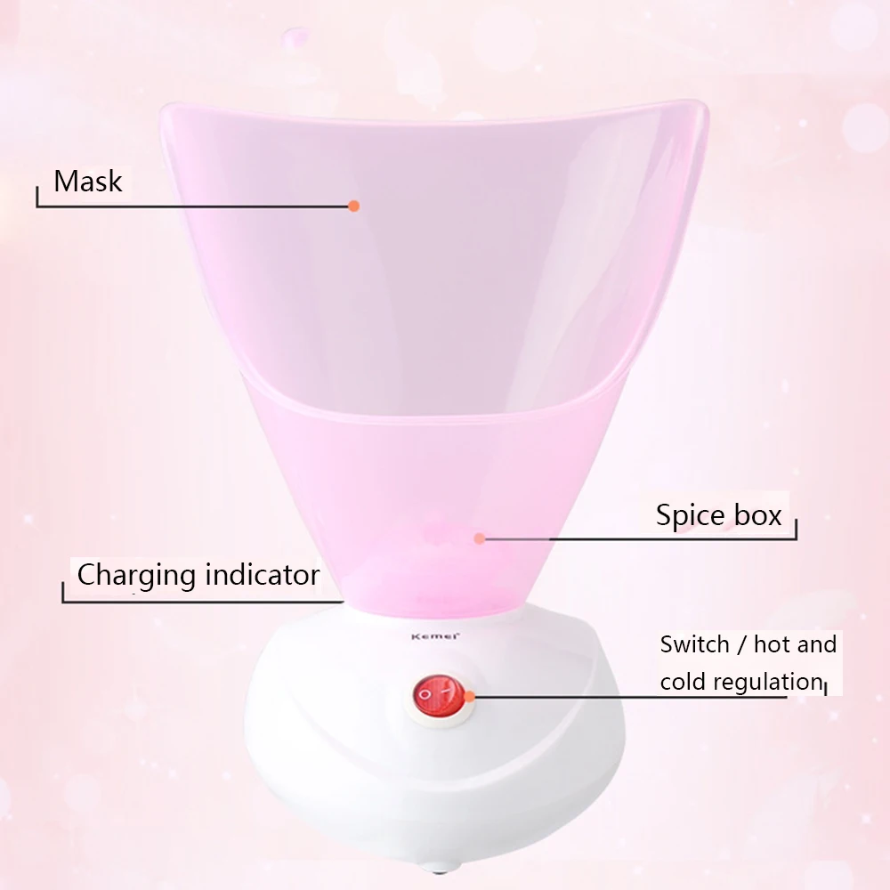 Паровой аппарат для лица глубокий очиститель туман паровой распылитель спа