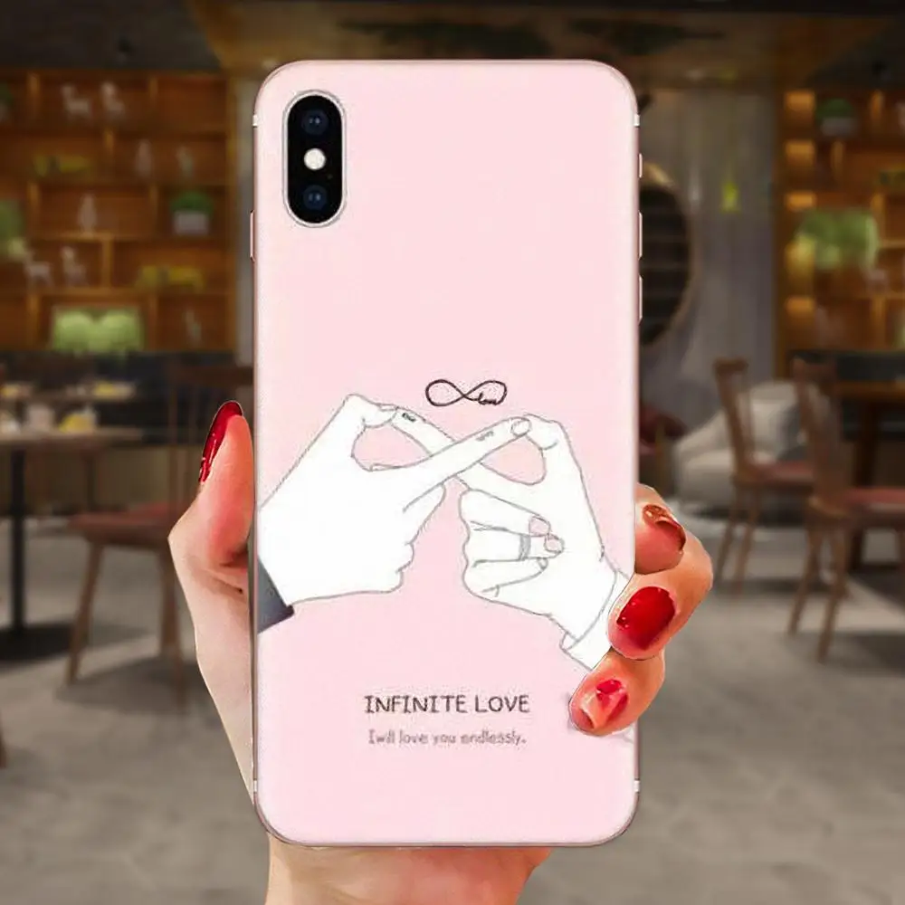 Мягкий Силиконовый ТПУ Прозрачный чехол для Motorola Moto G G2 G3 G4 G5 G6 G7 Plus Darling Be Ok Love Infinite