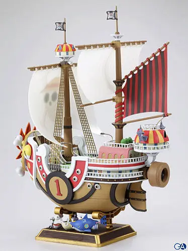 

Anime One. Pieces Figures Thousand Sunny Pirate Ship of Straw Hat Pirates Boat Model Toys Birthday Gift