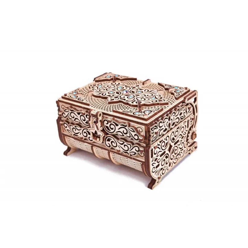 Cборная модель Wood Trick Шкатулка декорированная кристаллами Swarovski (16 5х13х10 см) |
