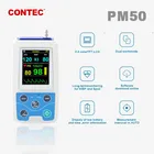 CONTEC 24 часа  ABPM + SPO2 монитор жизненно важных признаков SPO2,NIBP, частоты пульса,