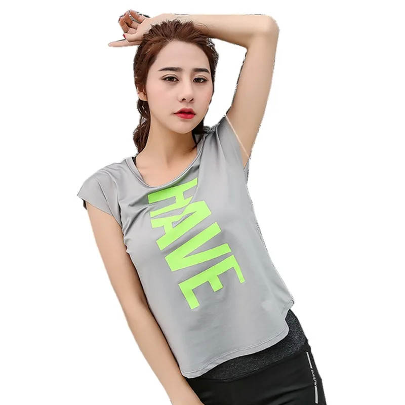 Новинка 2019 быстросохнущая дышащая Спортивная одежда для фитнеса. Футболка без