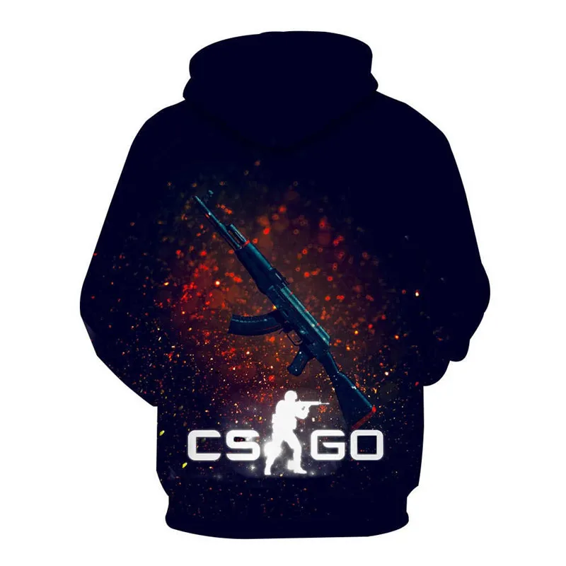 Крутая CS GO геймер Толстовка Counter Strike Global offency CSGO мужская толстовка с капюшоном, качественная брендовая одежда, забавная толстовка с 3d принтом