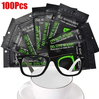 100pcs reusable anti fog wipes glasses pre moistened antifog lens cloth defogger eyeglass wipe prevent fogging for glasses lens