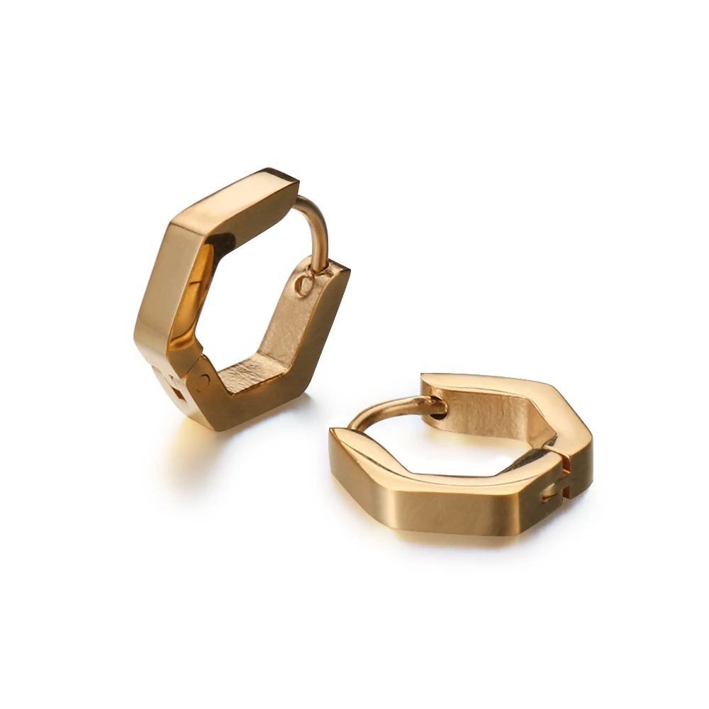 Нержавеющая сталь серьги со шпилькой для Для мужчин женщин панковские