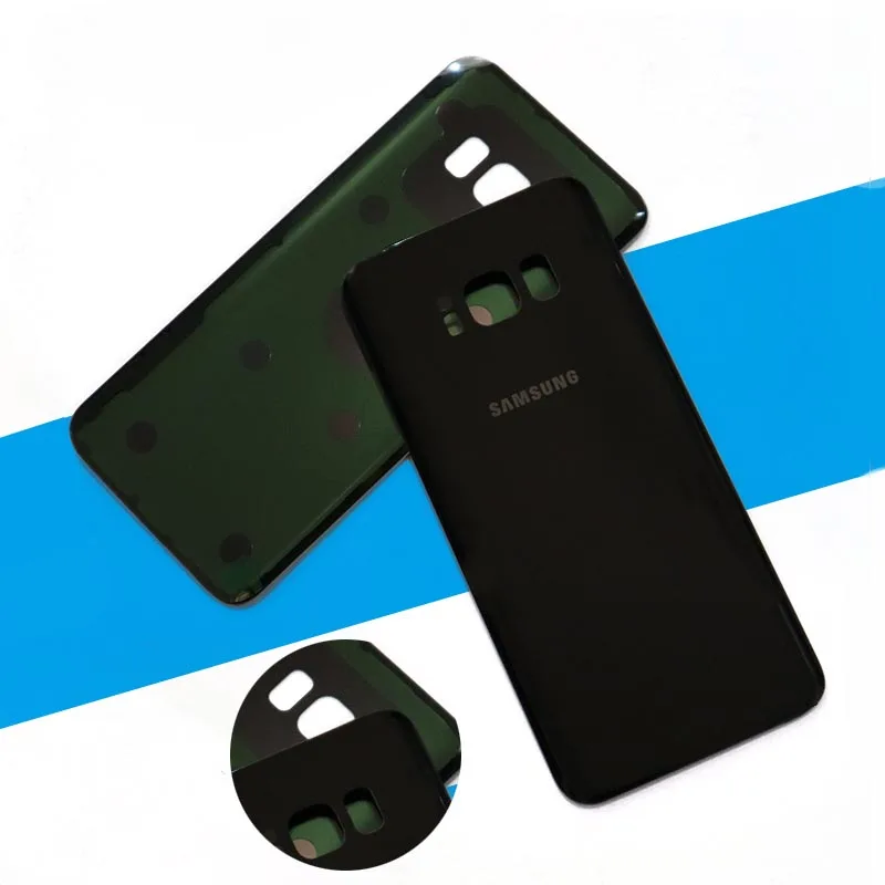 Задняя крышка galaxy s8 Samsung Galaxy S8 чехол для задней панели 3D стеклянный чехол для батареи для samsung S8 замена корпуса+ клейкая наклейка